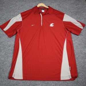 Washington‎ State Cougars Nike Dri Fit Polo Shirt Mens XL Team Authentic